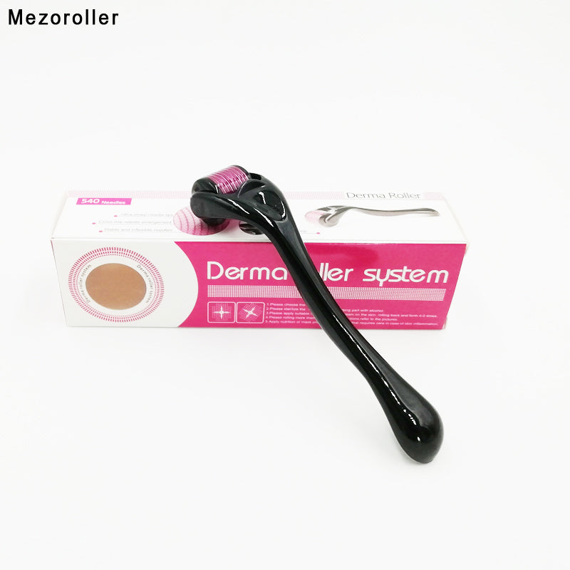 Mezoroller Derma rodillo 540 agujas microagujas para el cuidado de la piel tratamiento corporal Meso cara Dermo micronadel Micro agulha Facial