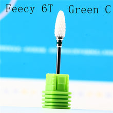 Load image into Gallery viewer, Milling Cutter For Manicure Ceramic Mill Manicure Machine Set Cutter For Pedicure Electric Nail Files Nail Drill Bit Feecy
