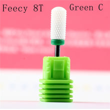 Load image into Gallery viewer, Milling Cutter For Manicure Ceramic Mill Manicure Machine Set Cutter For Pedicure Electric Nail Files Nail Drill Bit Feecy
